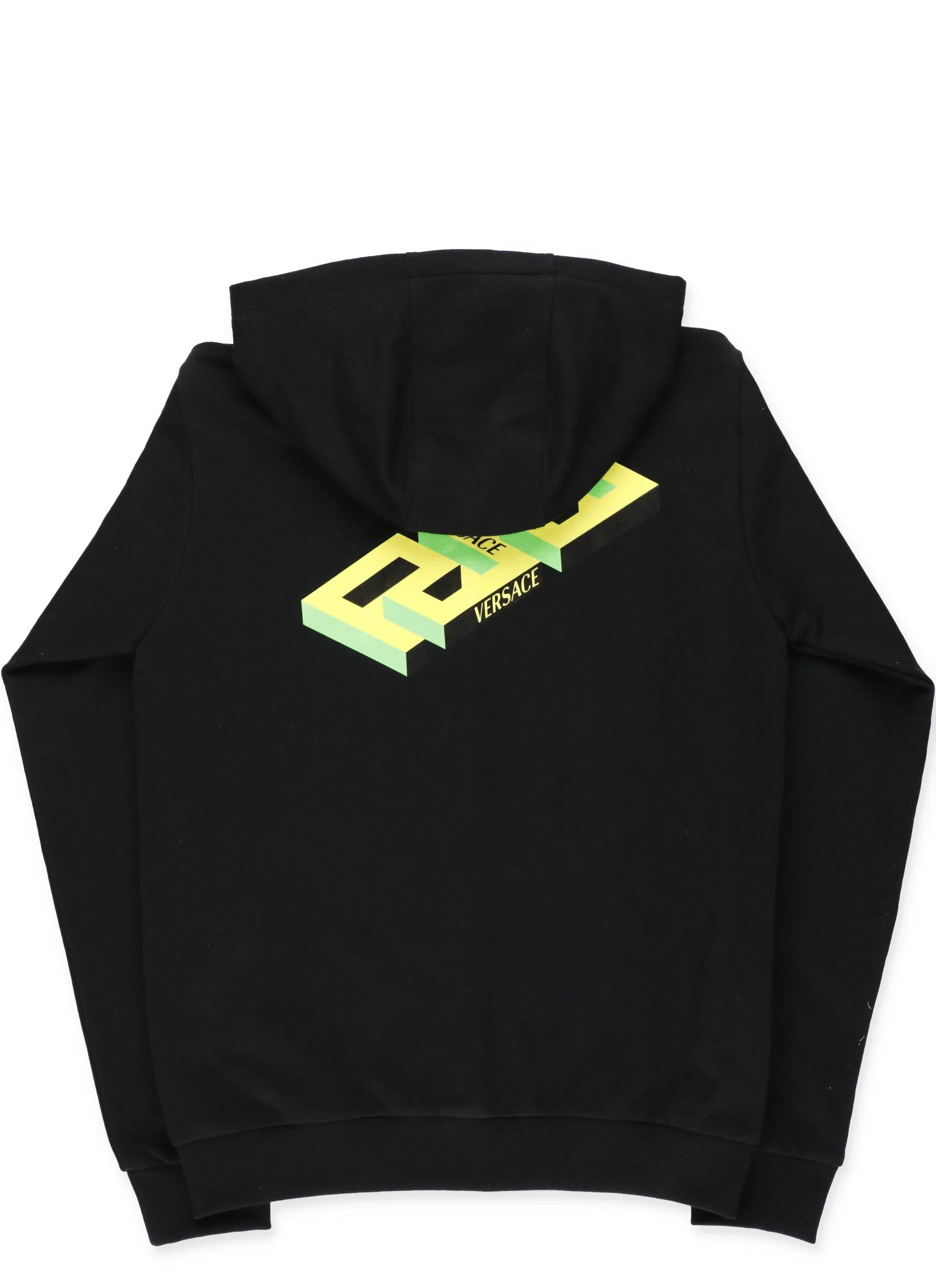 Versace Kids Logo Printed Hooded Jacket