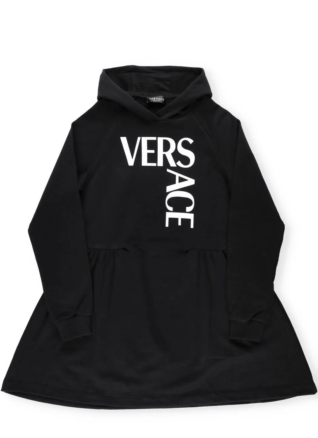 Versace Kids Logo Printed Hoodie Dress